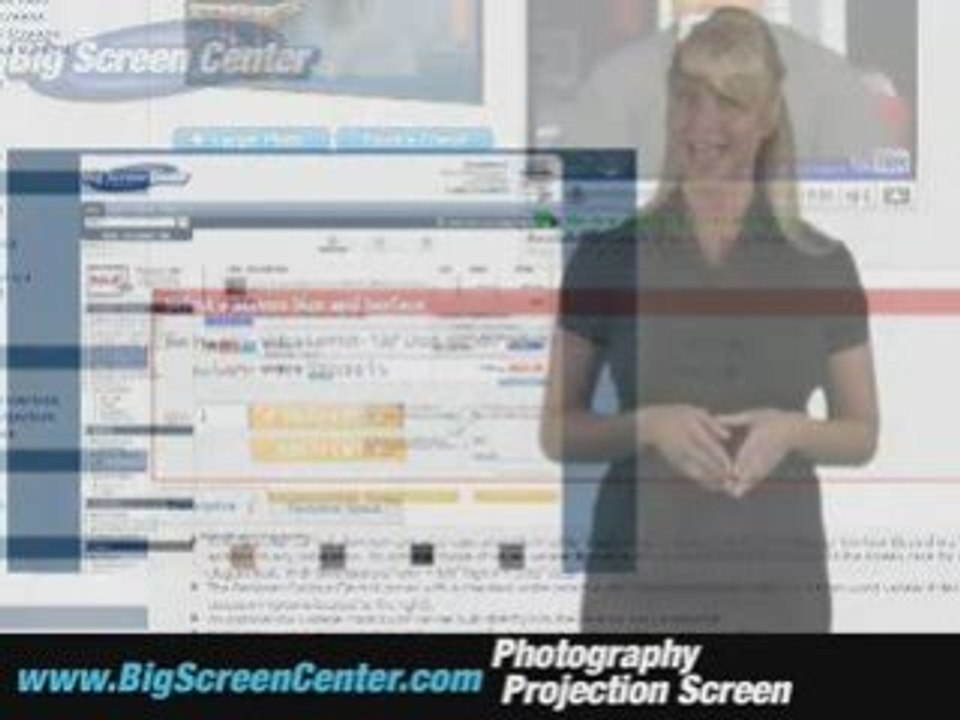Photography Projection Screen