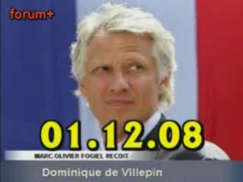 ITW de Dominique de Villepin (01.12.08)