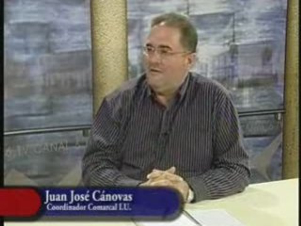 Juan José Cánovas, Coordinador IU+Los Verdes