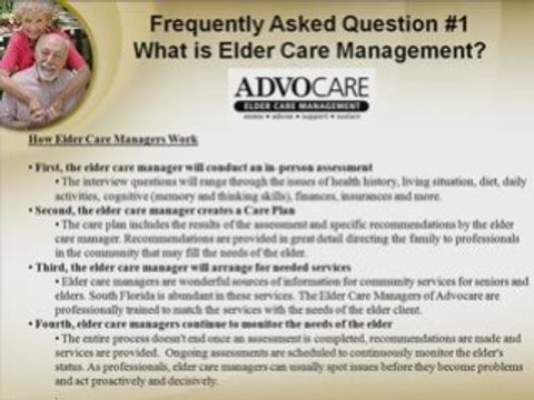 FAQ 1 Senior Care Management South Florida