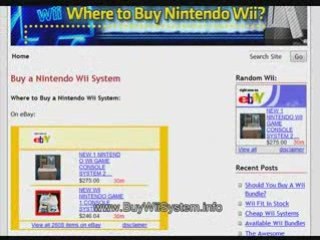 Where Can I Buy a Wii System?