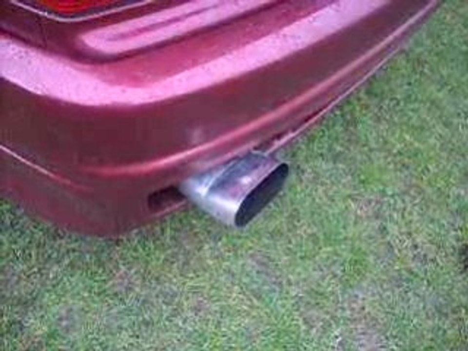 son echappement bmw e36 325i cab