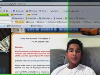 How to sign up with IPC instant cash to make money online