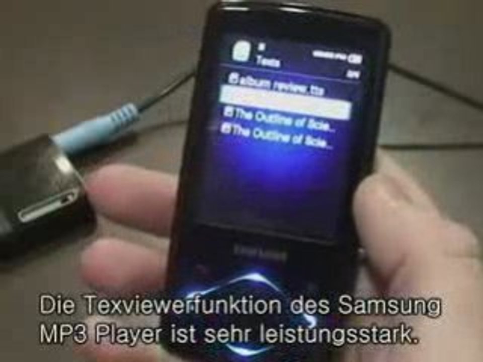 DAS NEUE GERAET VON SAMSUNG, YP-Q1.2