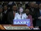 SARAH PALIN GOP CRUSADE