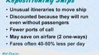 Finding Cruise Travel Deals in this Economy