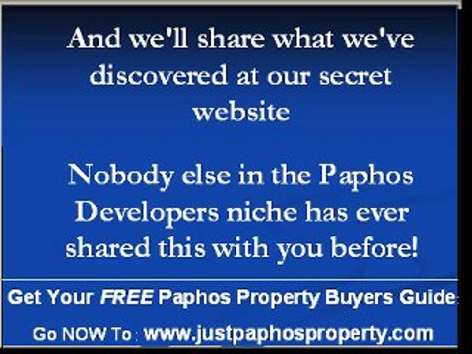 Property For Sale In Paphos