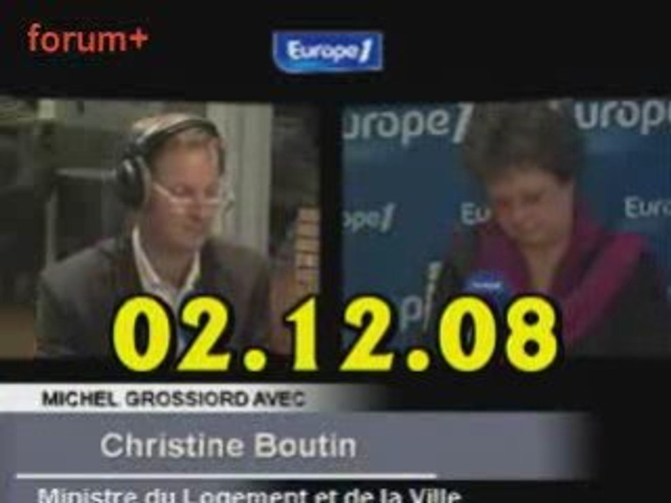 ITW de Chistine Boutin (02.12.08)