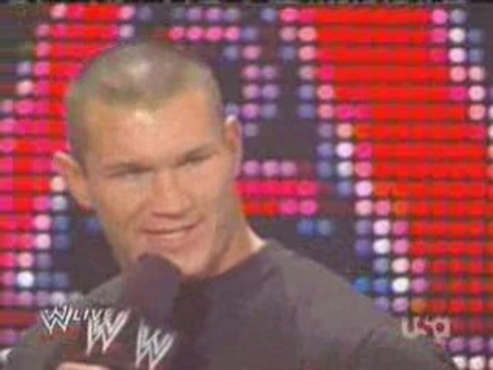 WWE RAW 01/12 Randy Orton Intervention