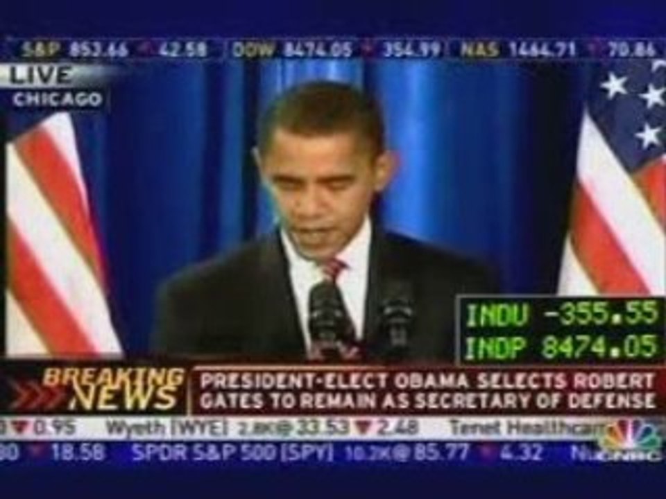 President-Elect Barack Obama's Press Conference | Pt. 1