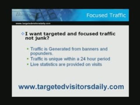 Targeted Web Site Traffic