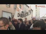 Les étudiants d'IUT manifestent dans les rues de Limoges