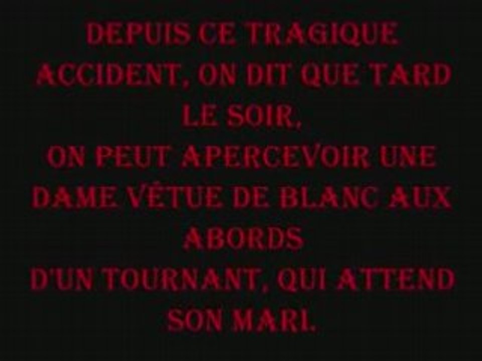 la legende de la dame blanche