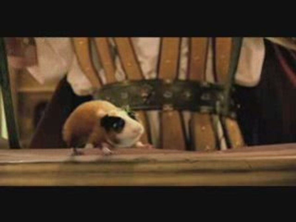 Hamster Gladiator dances with Adam Sandler