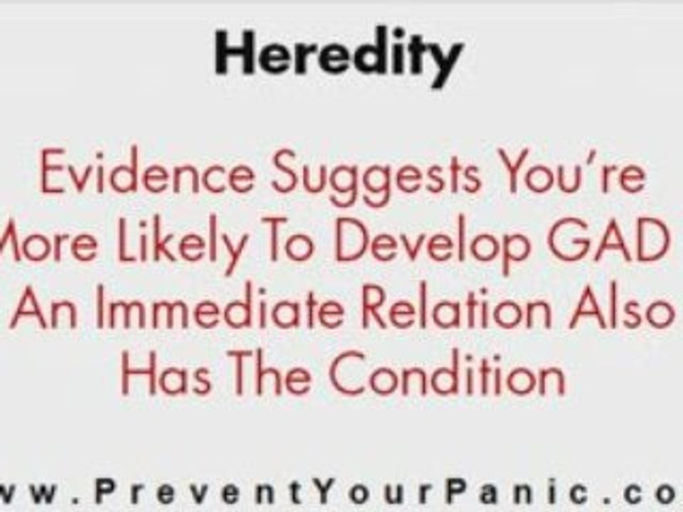 Generalized Anxiety Disorder Causes