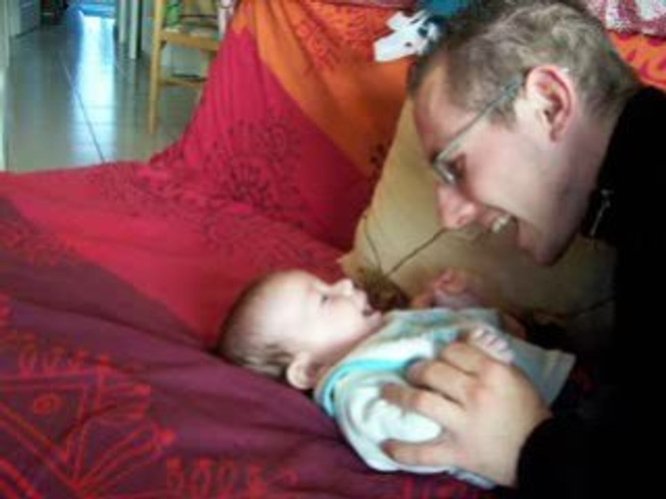 Complicité Sloan et son papa