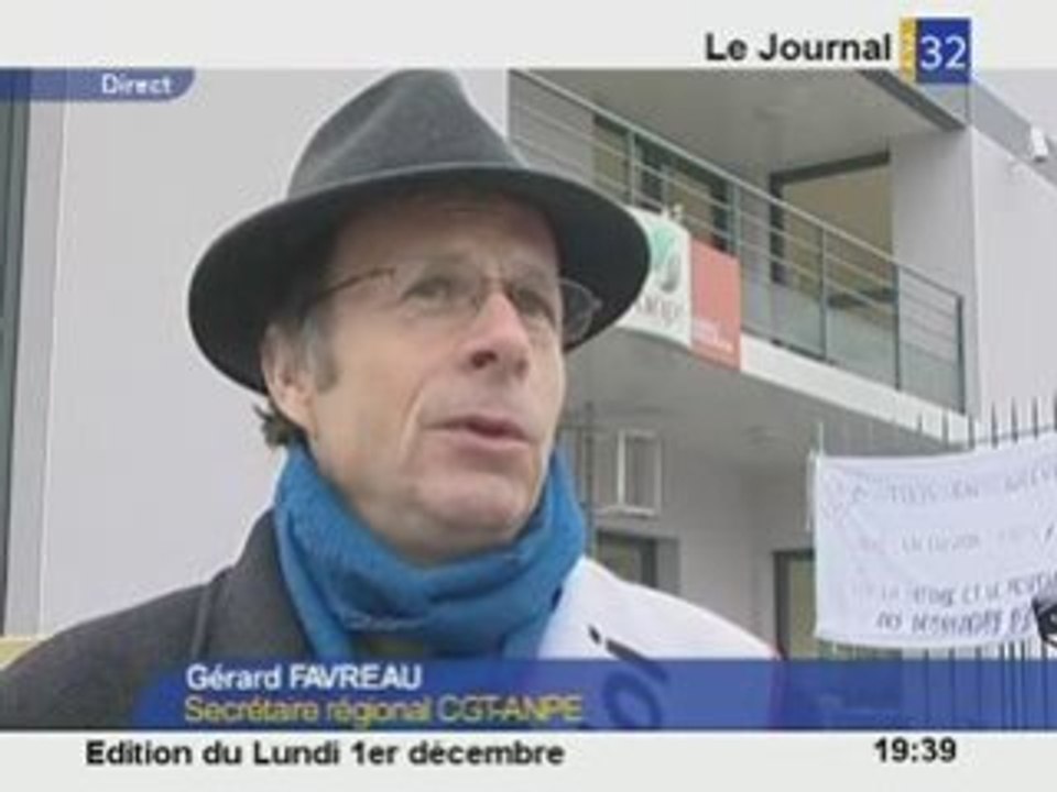 Troyes : ANPE en  grève contre la fusion avec l'Assedic