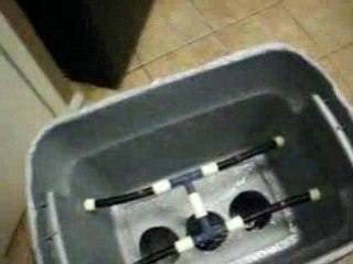 Aeroponic system in development