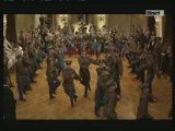 Dance show Red army choir in Paris at the Soviet embassy1958