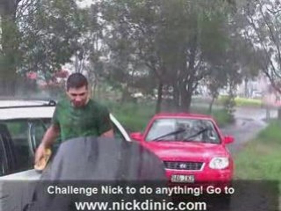 Challenge - Aussie car wash - Challenge Nick!