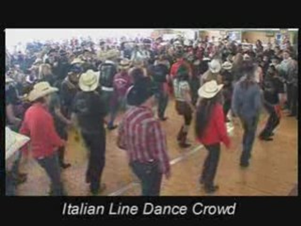 George McAnthony - Italian Line Dance Crowd