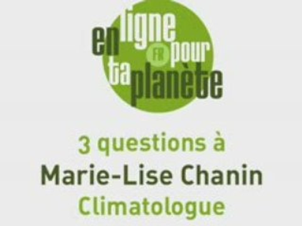 Marie-Lise Chanin, Climatologue