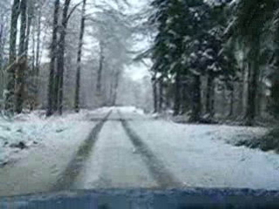 retour sous la neige