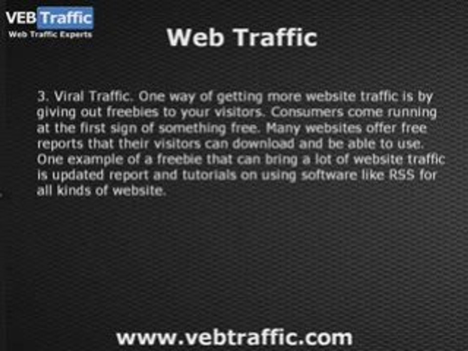 web traffic