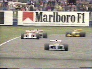 Ayrton Senna in Silverstone