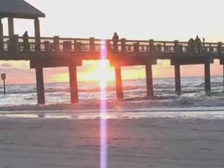 Clearwater Beach Sunset at Pier 60 by Leiza Halsey