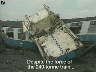 Spectacular 100mph Train Crash Test