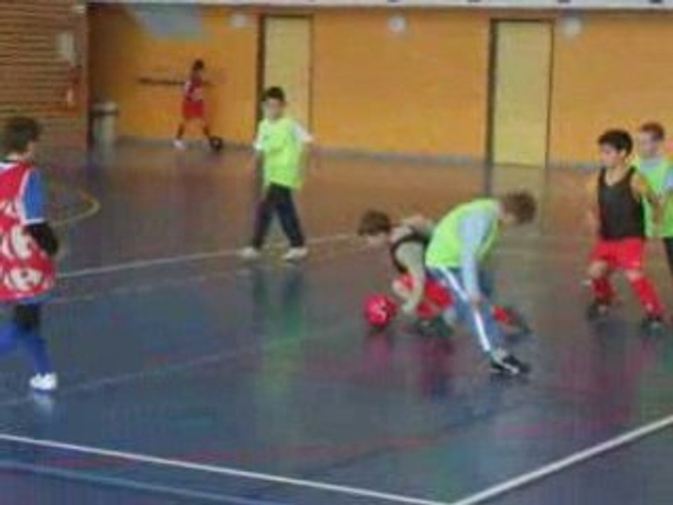 Les poussins reçoivent les débutants 3 de l'entente