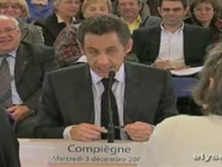 Martin Hirsch interrompt Nicolas Sarkozy