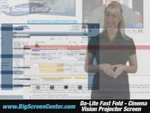 Da-Lite Fast Fold - Cinema Vision Projector Screen