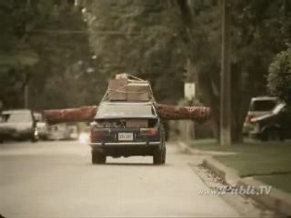 pub ikea tronc d'arbre