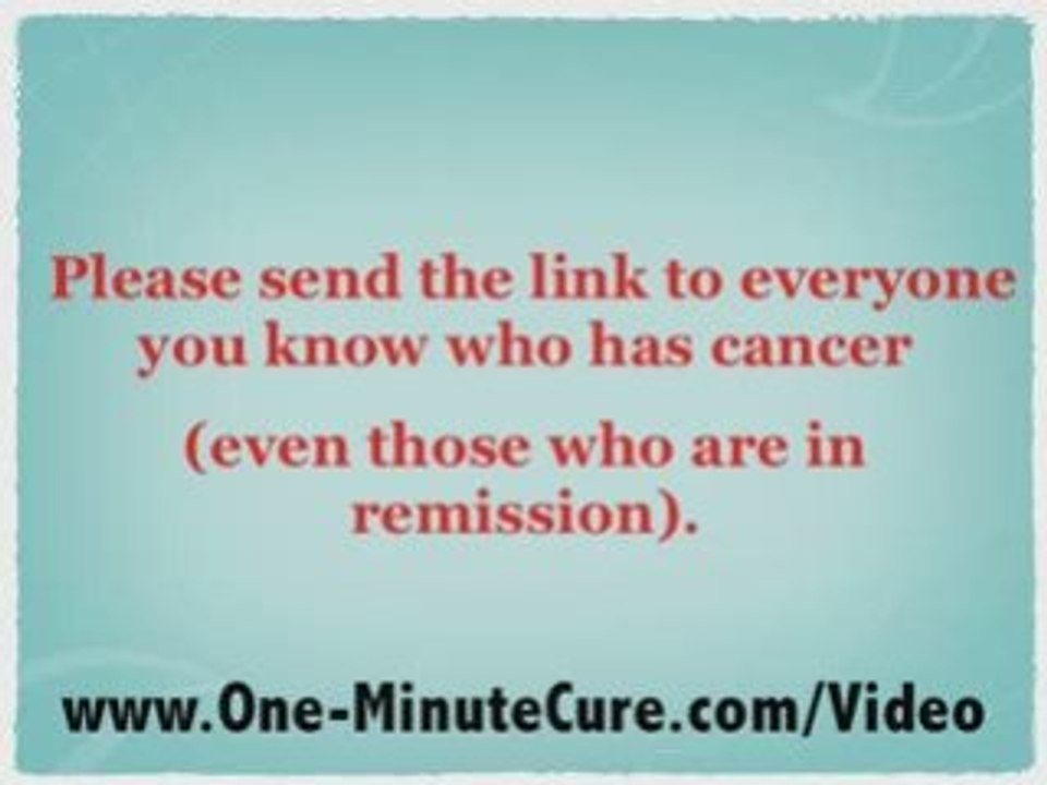 Natural Cancer Treatment, Alternative Cancer Therapy Cures