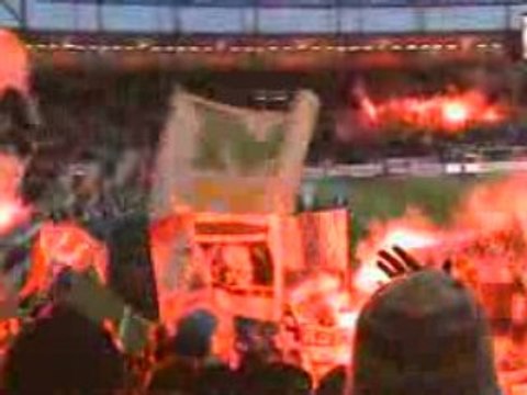 Entrée des joueurs TFC OM Grosse ambiance
