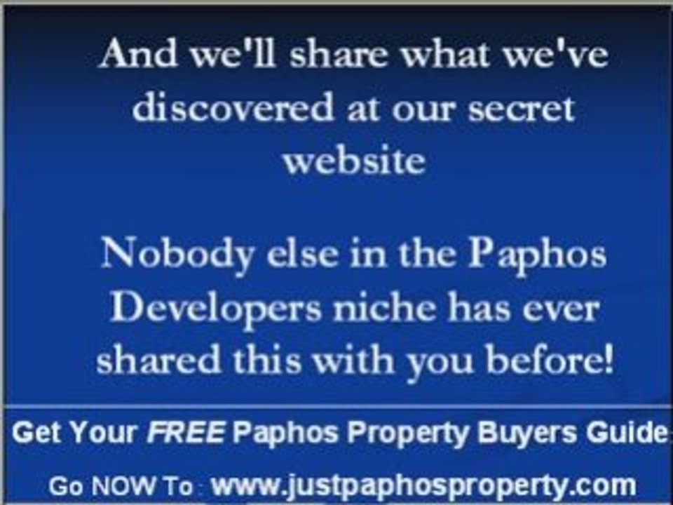 Paphos Estate Agents