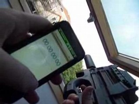 Chronomètrage d'un P90 Marui - AIRSOFT