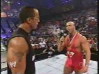 The Rock Makes Fun Of Kurt Angle