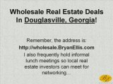 Douglasville Wholesale Real Estate Deals from Bryan Ellis