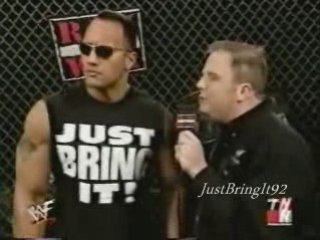 The Rock makes fun of WWF Superstar