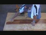Installing hardwood flooring