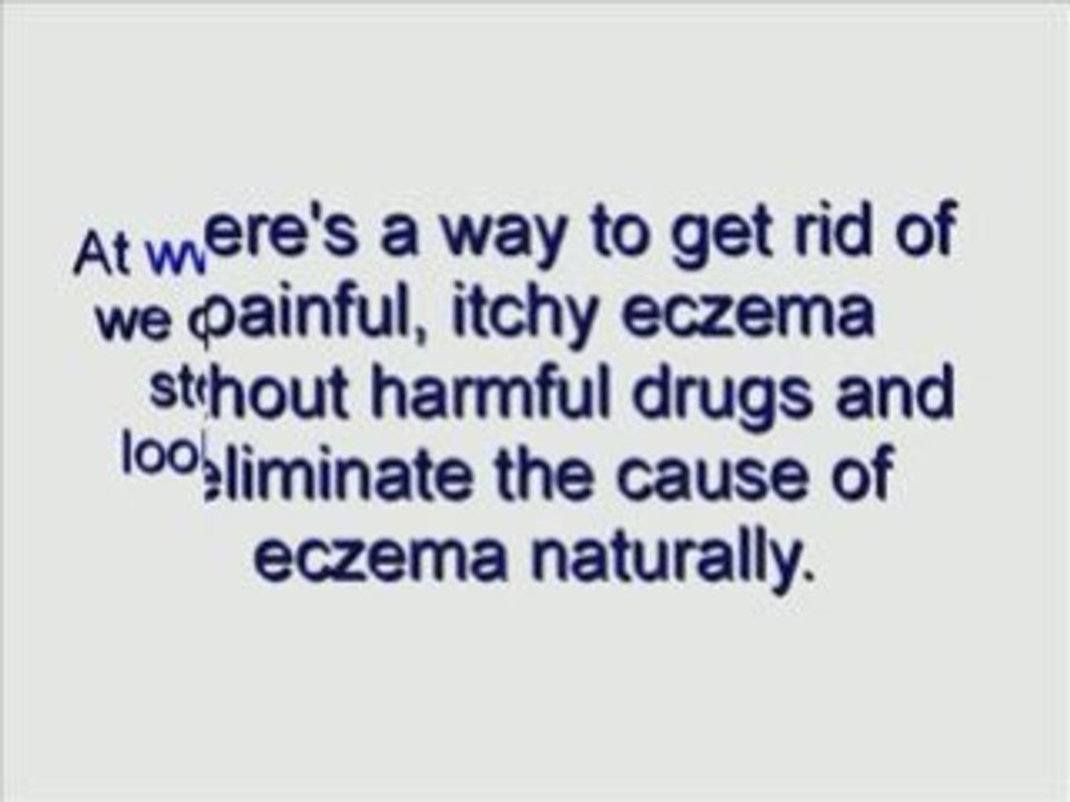 How to treat eczema - healing eczema naturally without drugs