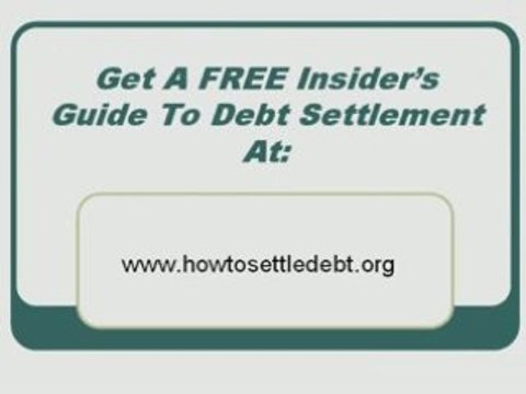What kind of debts can you eliminate with debt settlement?