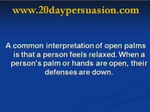 Reading People: Interpreting Body Language Signs