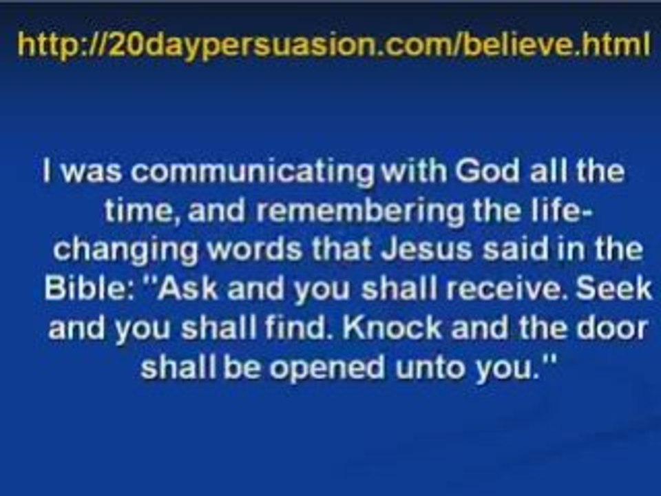 Communicating With God: Power Of Faith