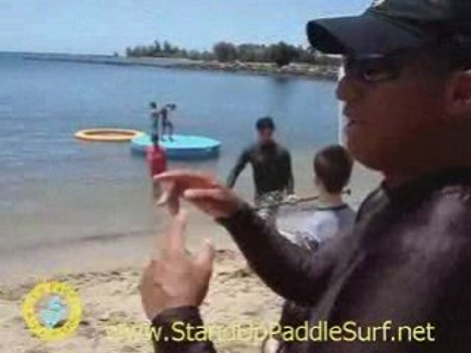 Kid Spinning over 180 Degrees on a Stand Up Board