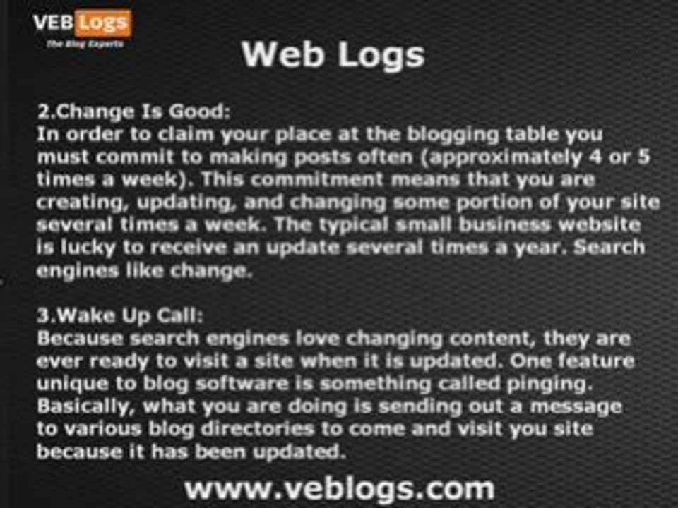web logs