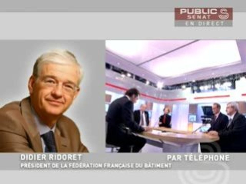 Le plan de "Relance" : l'immobilier